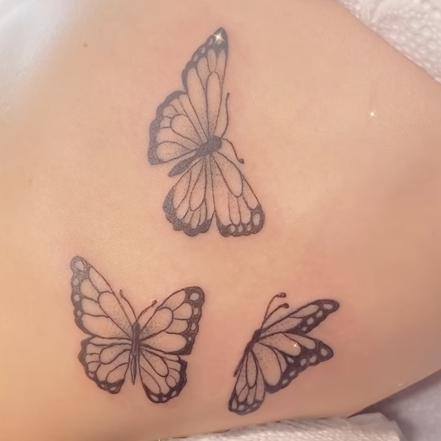 tatouage papillons